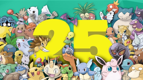Vừa qua là kỷ niệm 25 năm tuổi của dòng game Pokemon